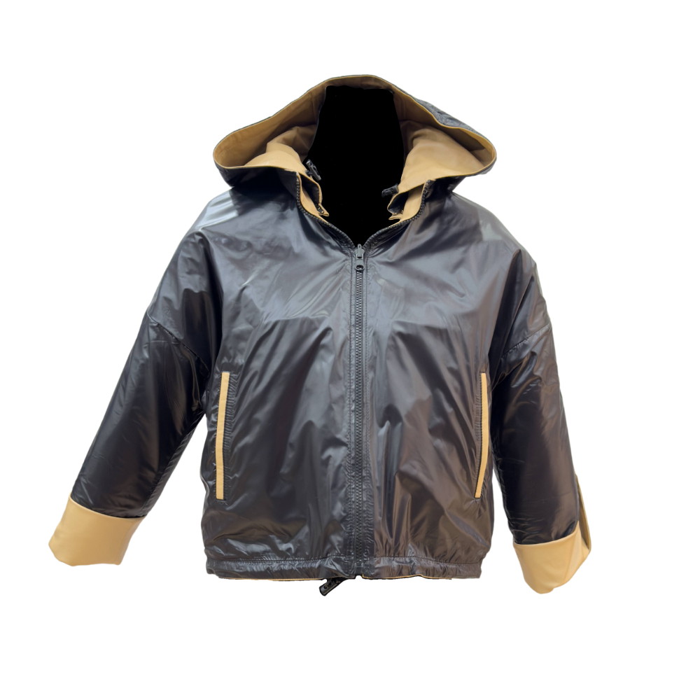 Chaqueta corta ajustable reversible interior