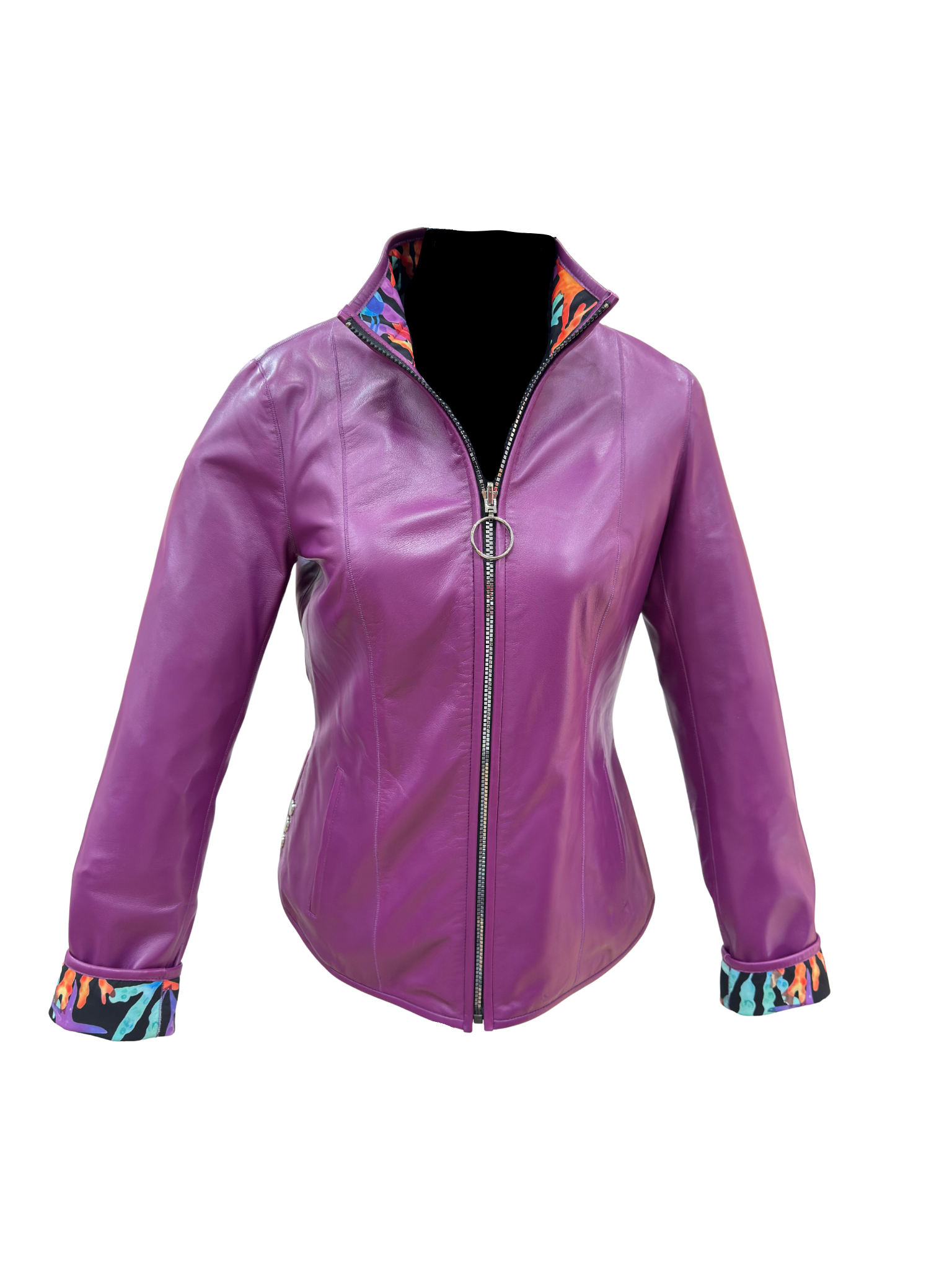 Chaqueta de cuero Mujer Radi Reversible