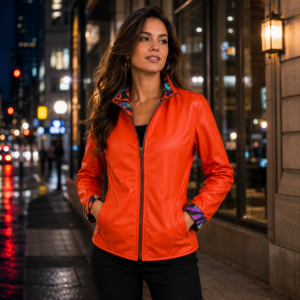 Chaqueta Naranja Radi Punto Reversible